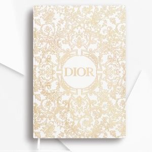 Dior Notebook Journal 2023 Holiday Gold Limited Edition NEW BOX